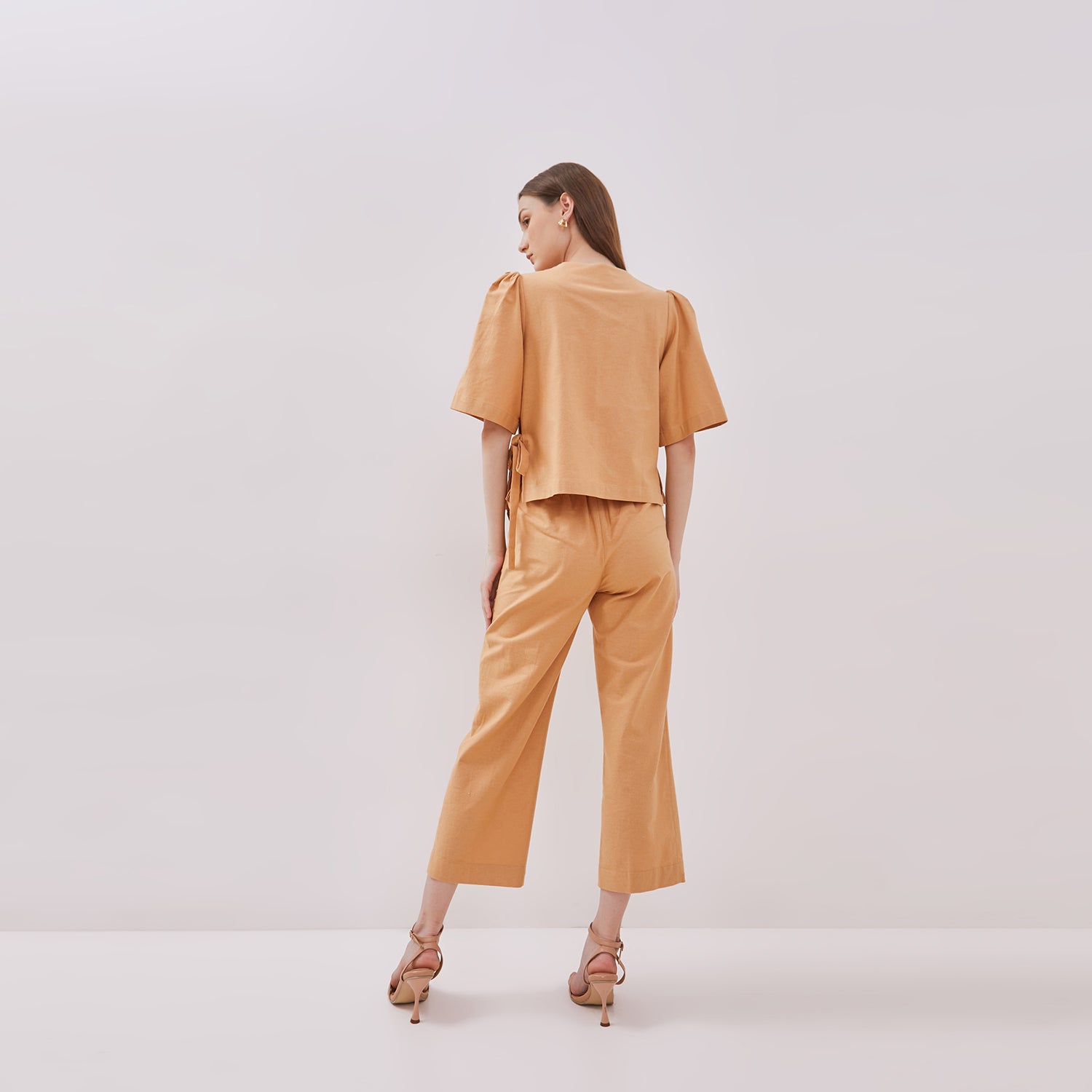 Lamera Studio Look K46 Culotte Pants in Khaki