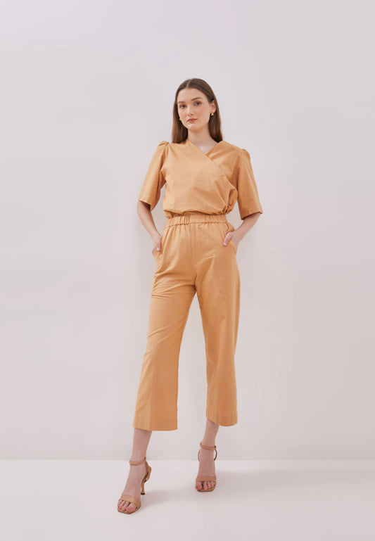 Lamera Studio Look K46 Culotte Pants in Khaki