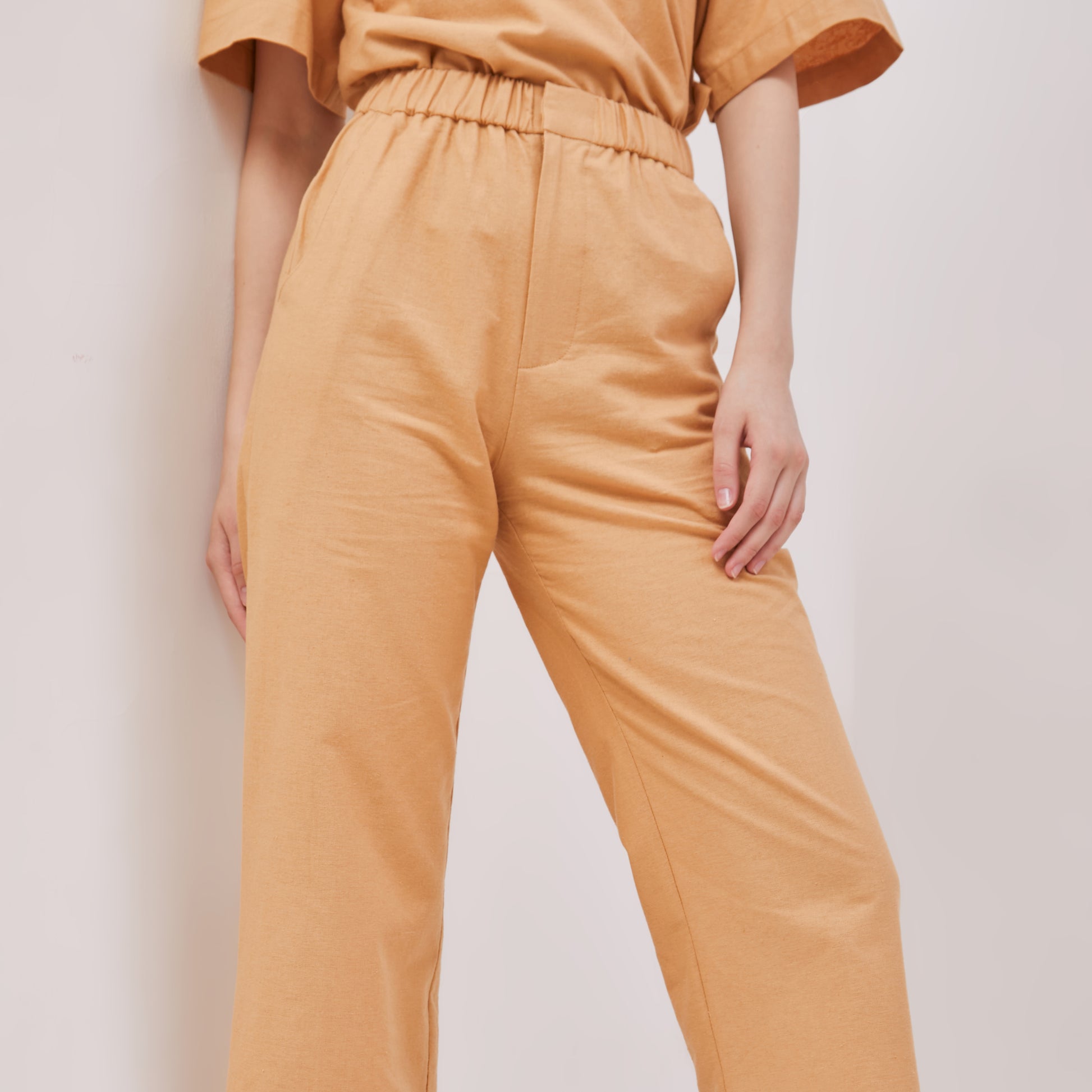 Lamera Studio Look K46 Culotte Pants in Khaki