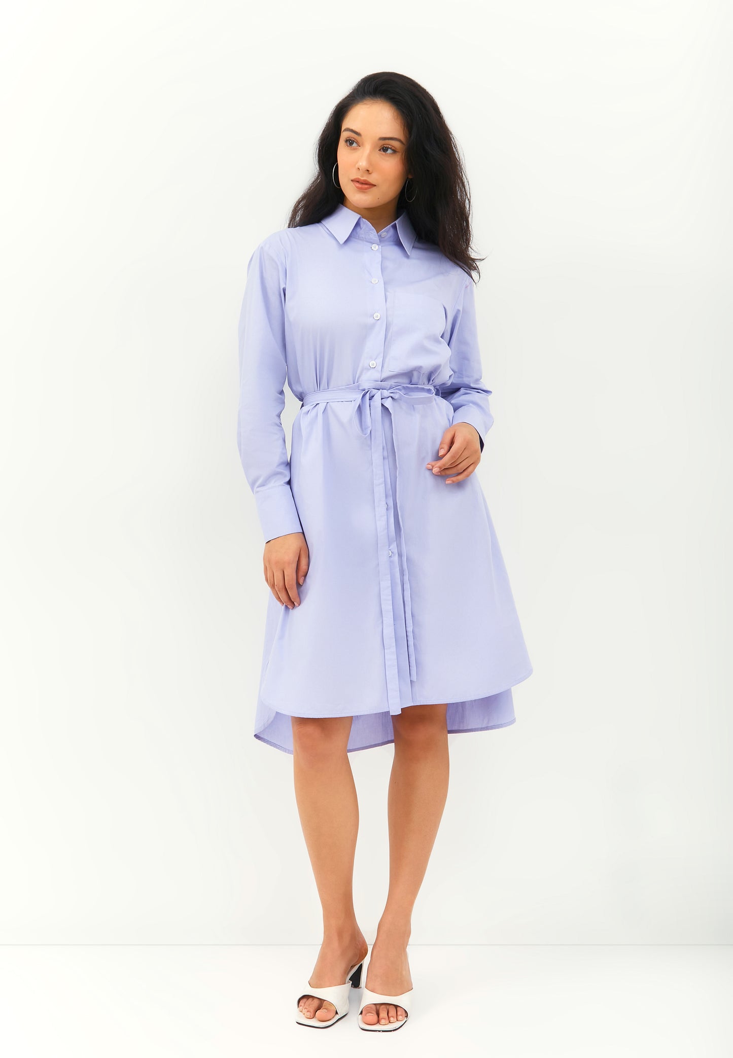 Look 22 | Midi Poplin Dress