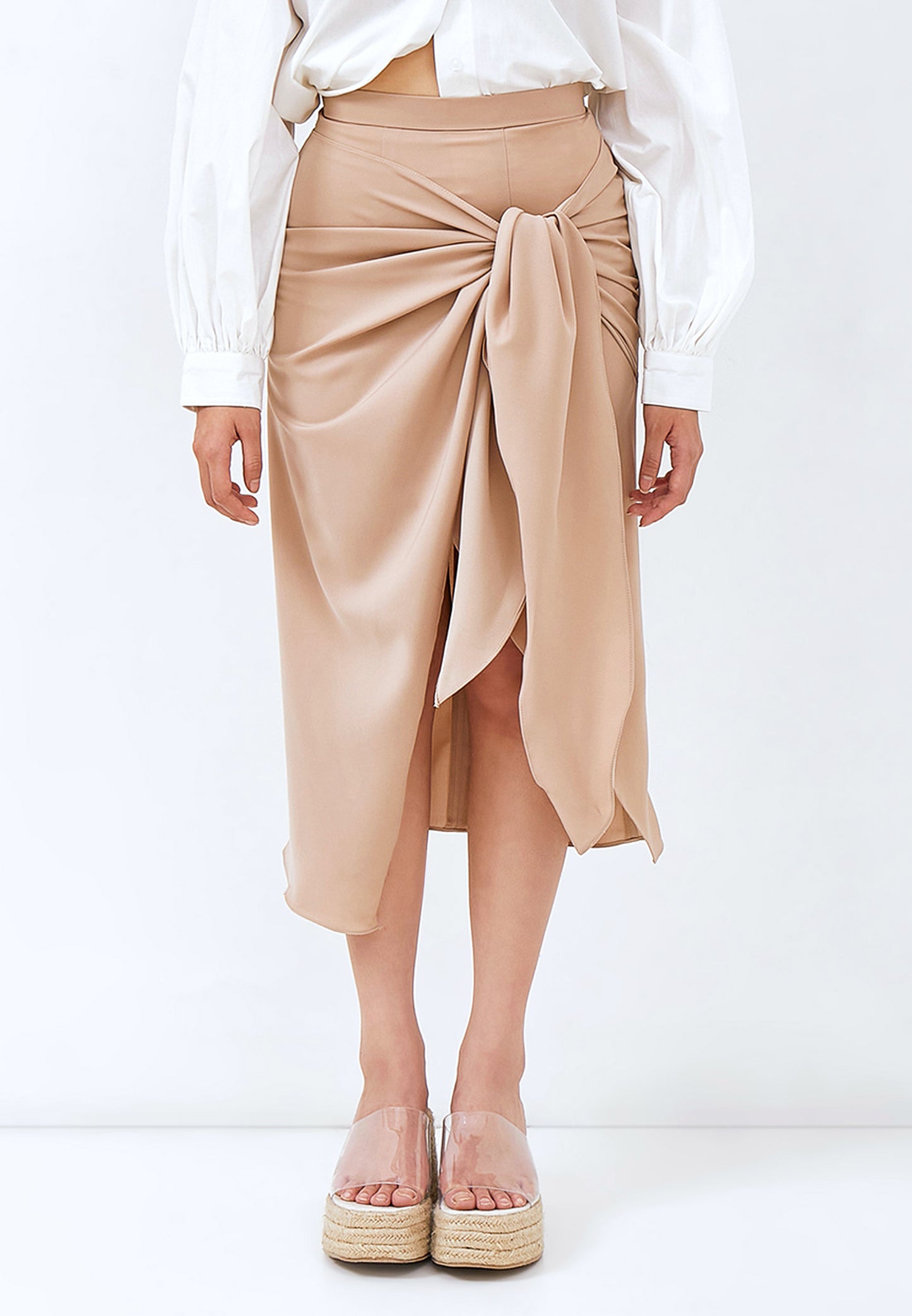 Look 6S | Drapped skirt