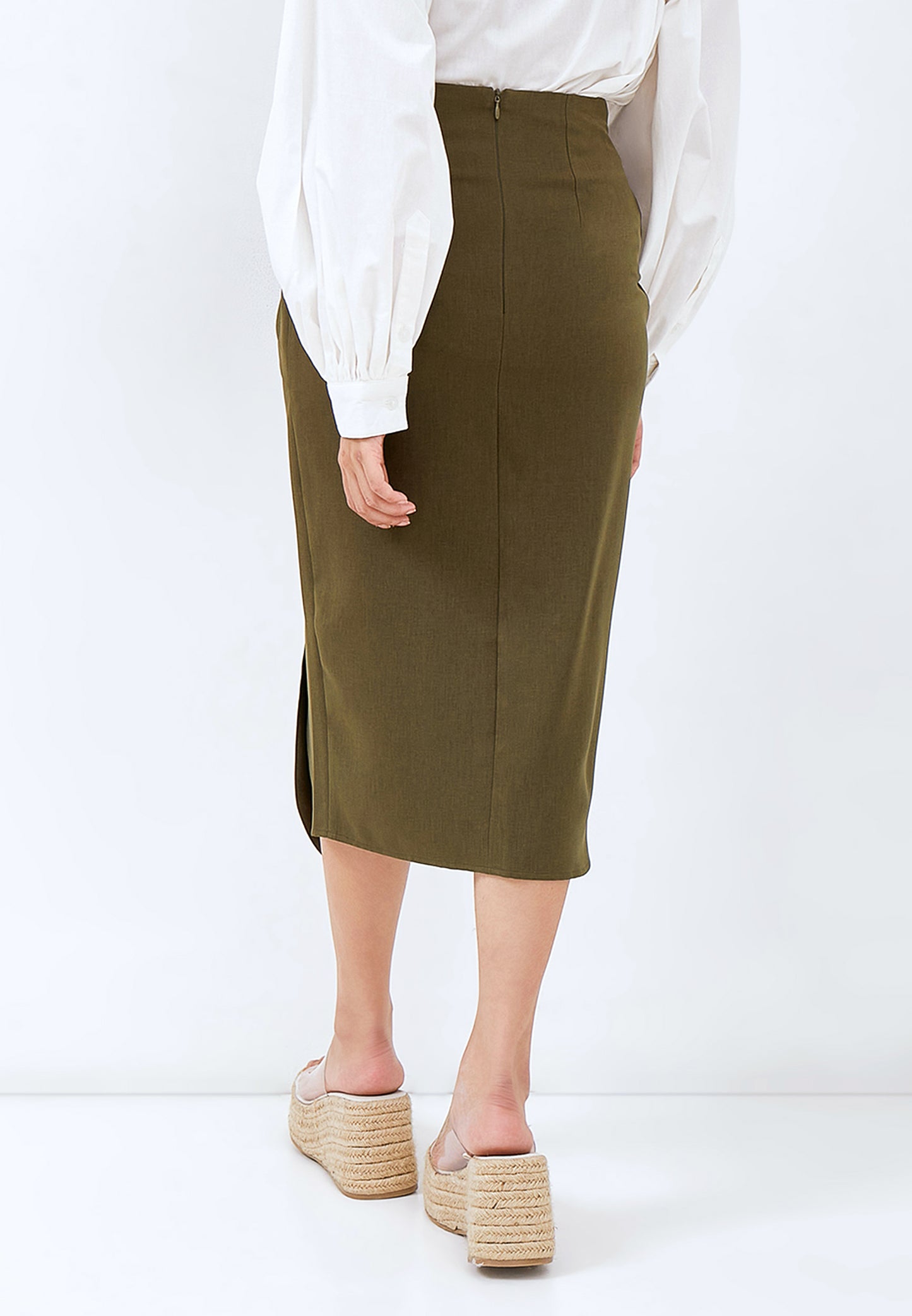 Look 6E | Drapped skirt